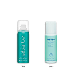 Aquage Uplifting Foam applied on wet hair creates instant lift.