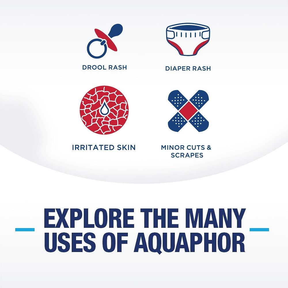 Aquaphor protects baby's delicate skin.