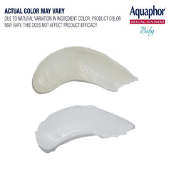 Aquaphor diaper rash prevention layer on baby skin.