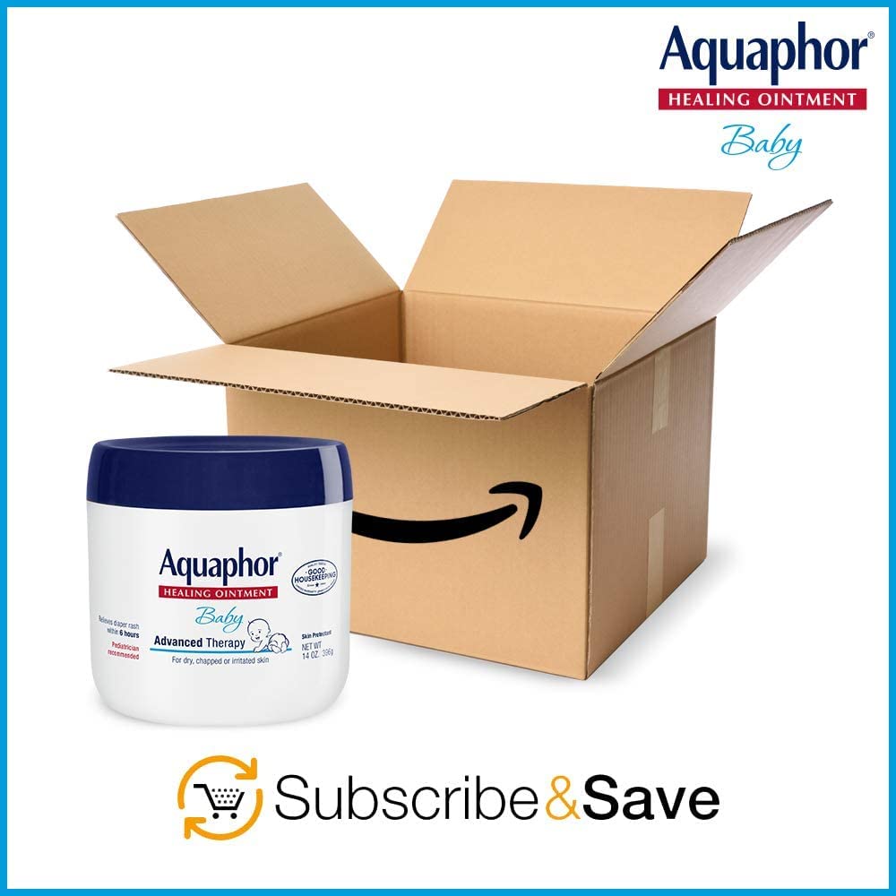 Aquaphor soothes cracked heels and chapped lips.