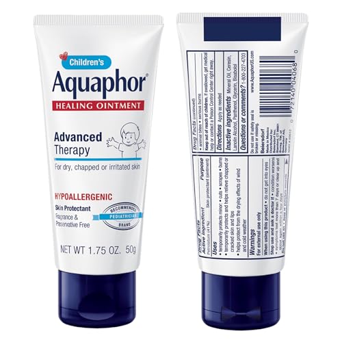 Aquaphor Healing Ointment barrier-formation on skin during protection.