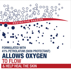 Close-up of cracked heels treated with Aquaphor for smoother skin.