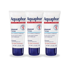 Aquaphor Healing Ointment front view tubes showing fragrance-free protection for dry skin