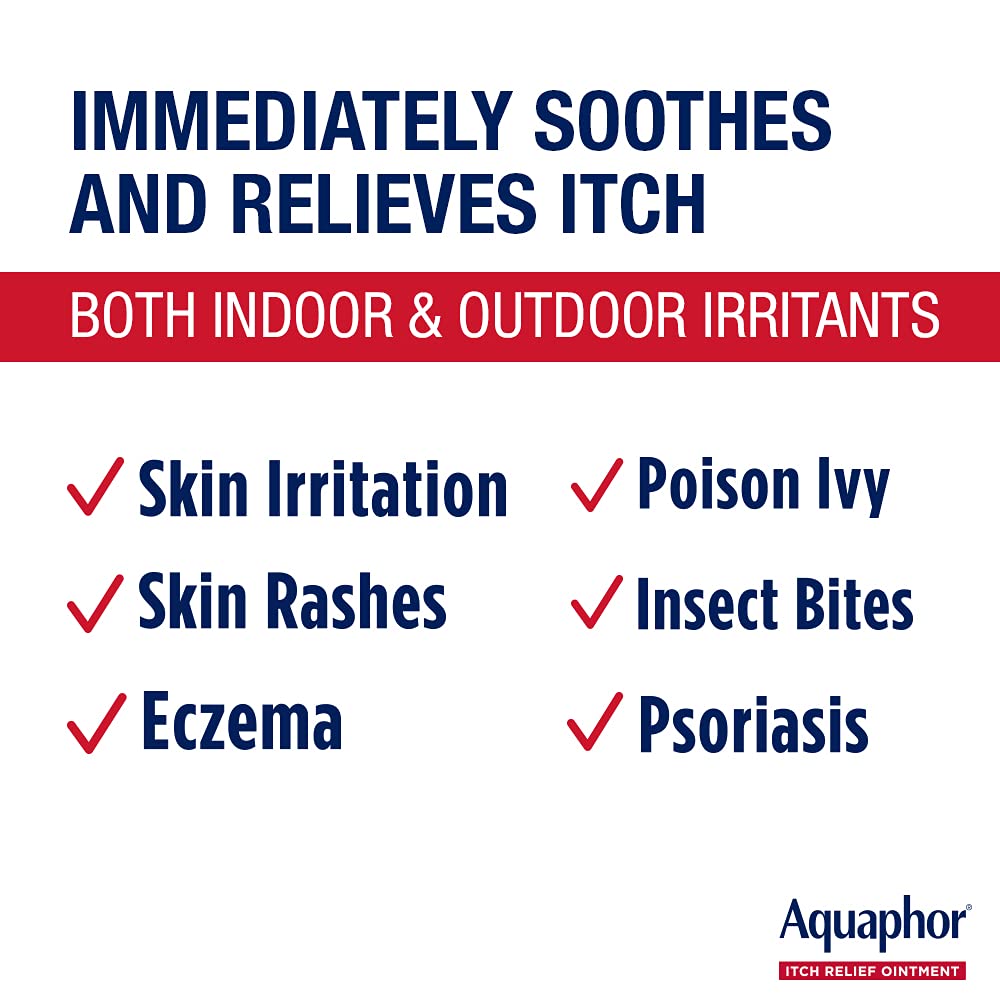 Packaging box and tube highlight fragrance-free formula of Aquaphor.