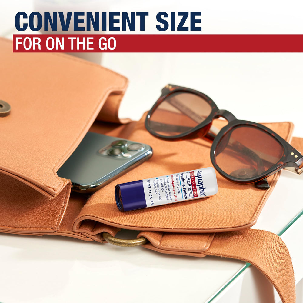 Use in windy, dry conditions with Aquaphor lip care