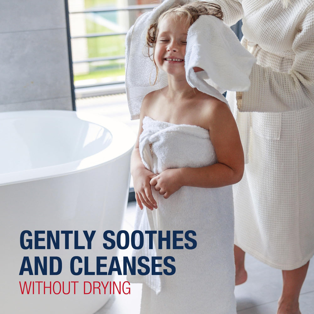 Aquaphor unscented cleanser supports gentle daily skin and hair care.
