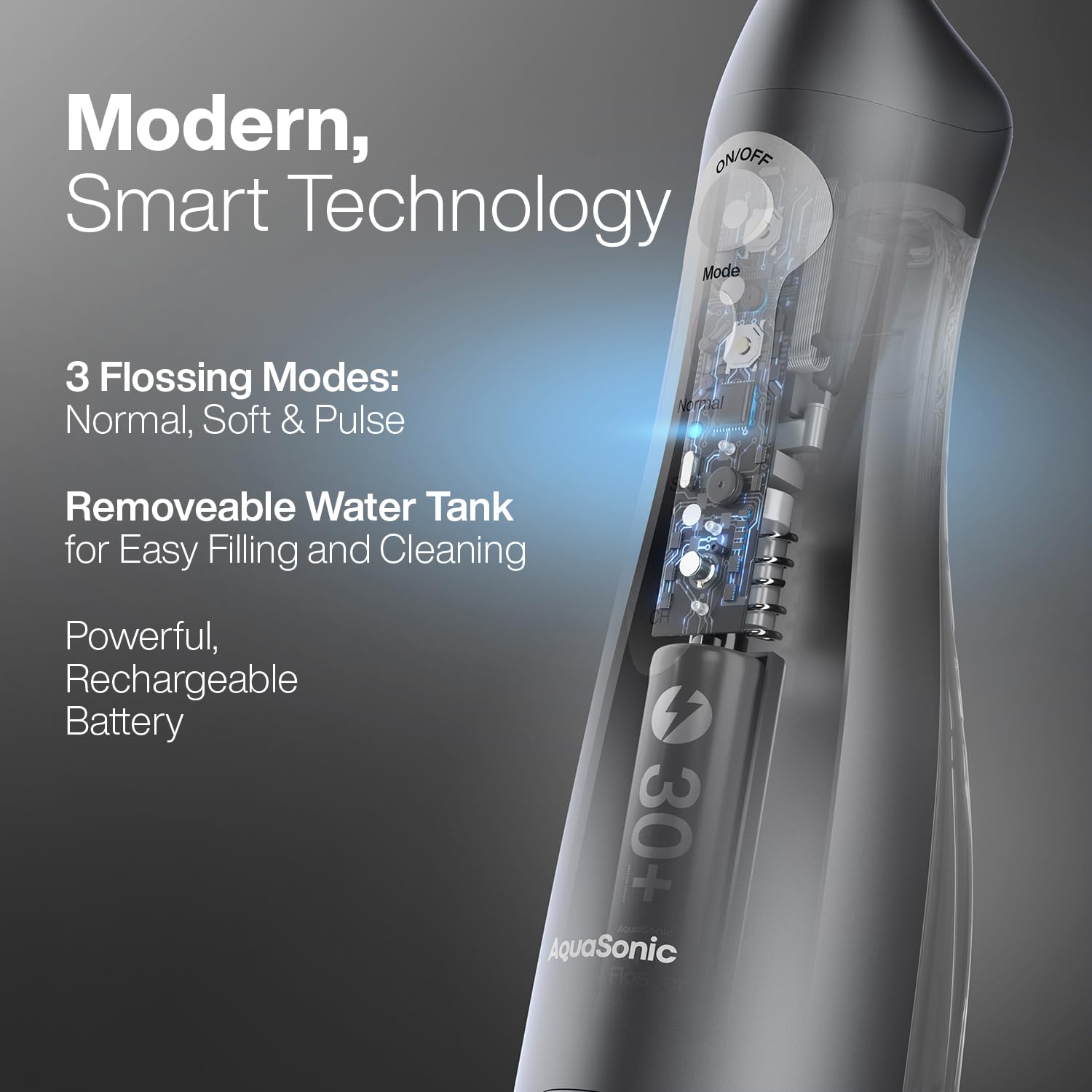 Aquasonic Orthodontic tip supports braces-friendly cleaning.