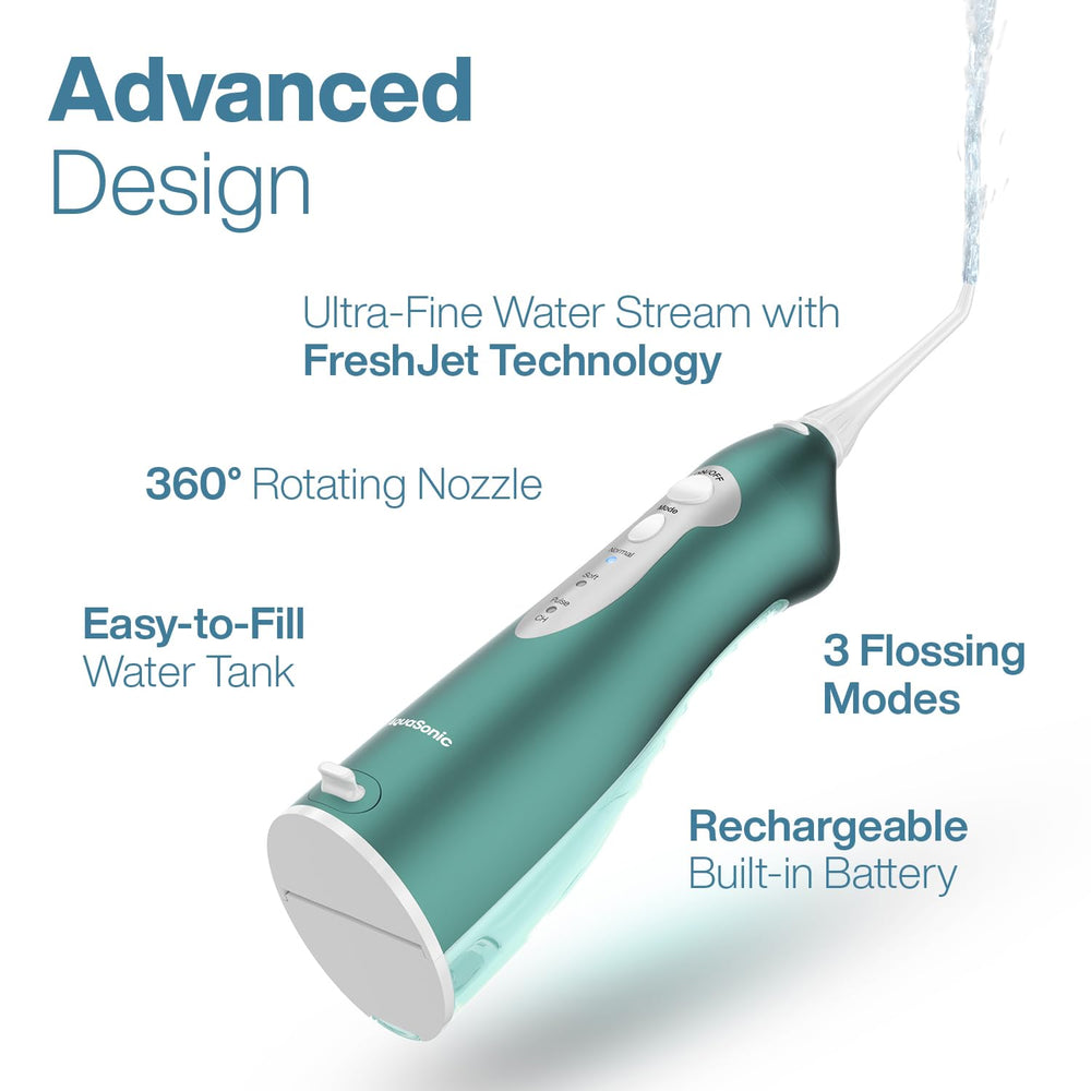 Aquasonic travel bag accessory supports convenient on-the-go dental care.