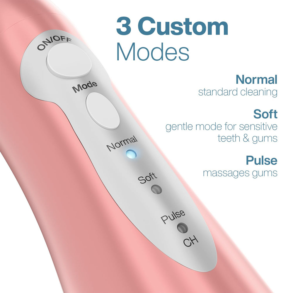 Aquasonic Water Flosser travel bag keeps accessories organized while traveling.