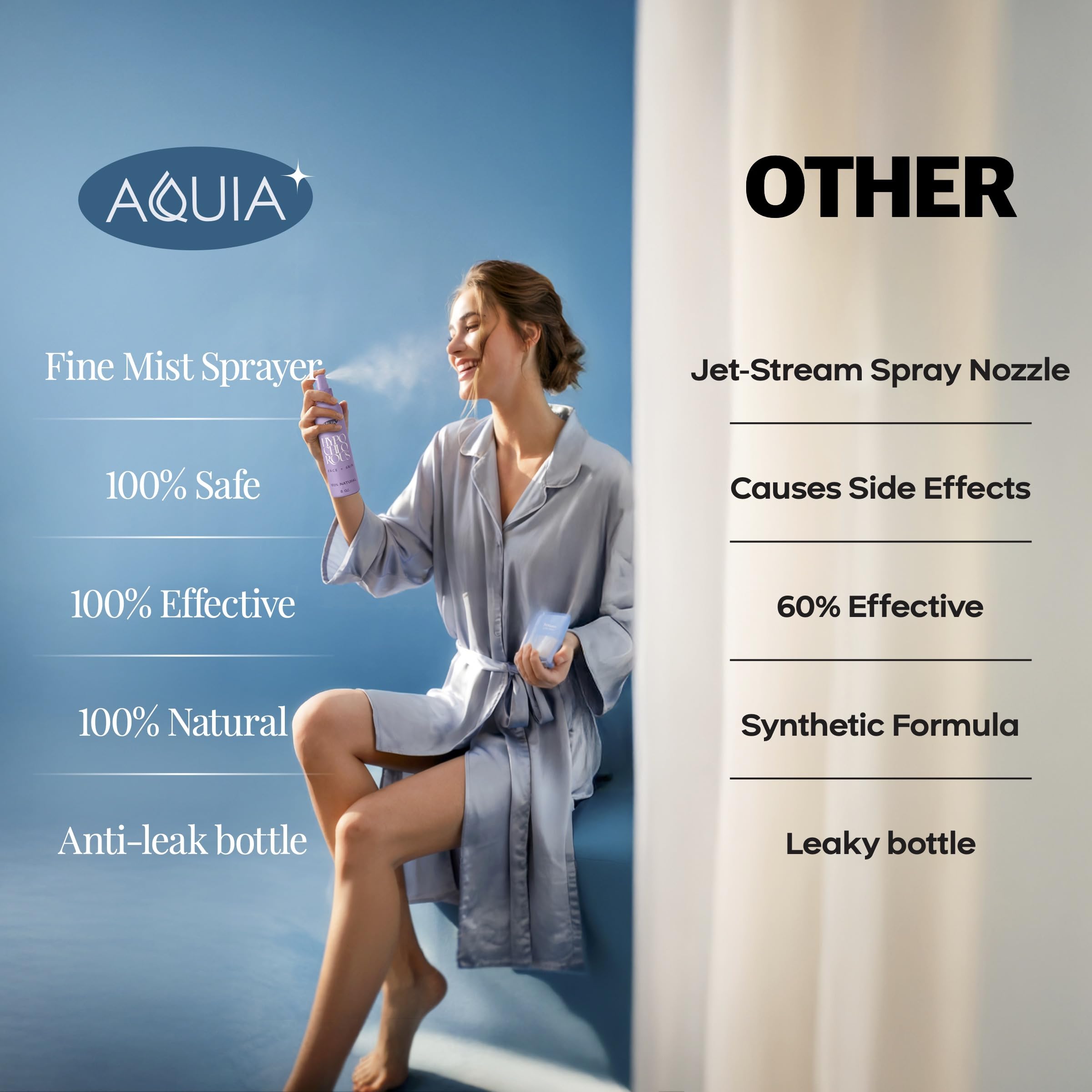 Aquia spray aftercare for piercing helps maintain clean, comfortable skin.