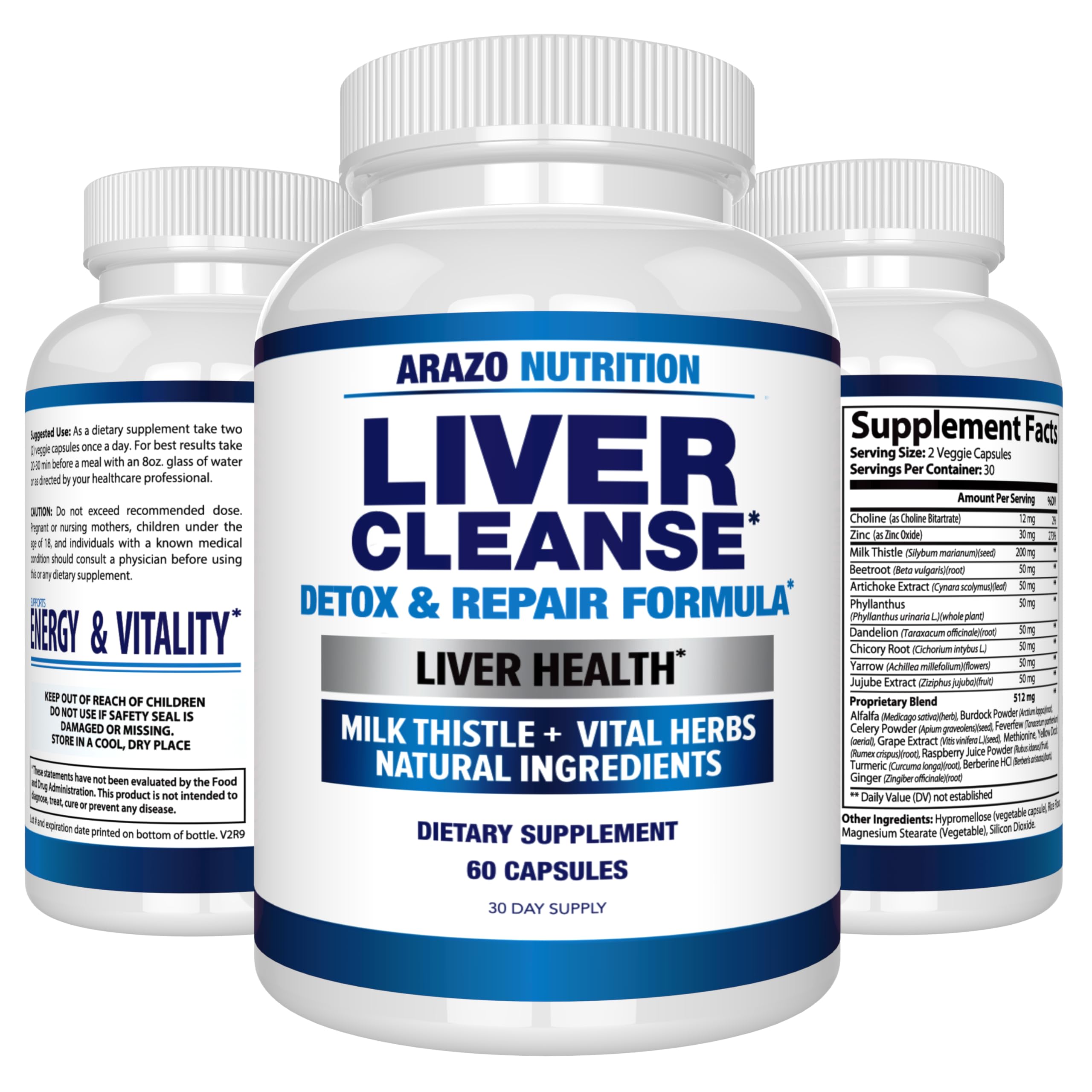 Lifestyle scene with Liver Cleanse on the kitchen counter