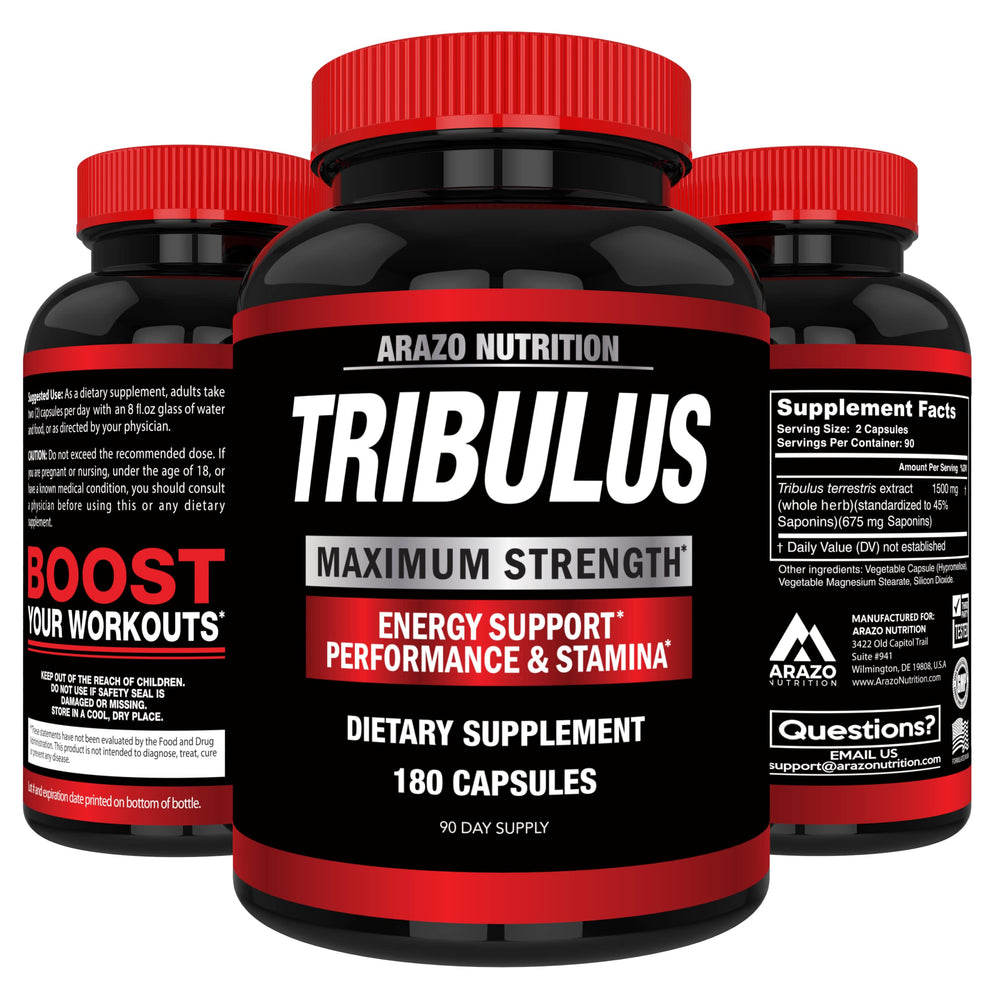 Athletic scene with Arazo Nutrition Tribulus Terrestris to support training focus