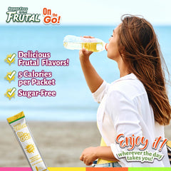Arbol Frutal Pina Colada stick pack in gym bag for sugar-free hydration