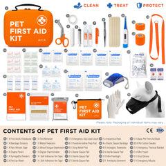 ARCA PET travel emergency kit with thermometer for pet health on trips