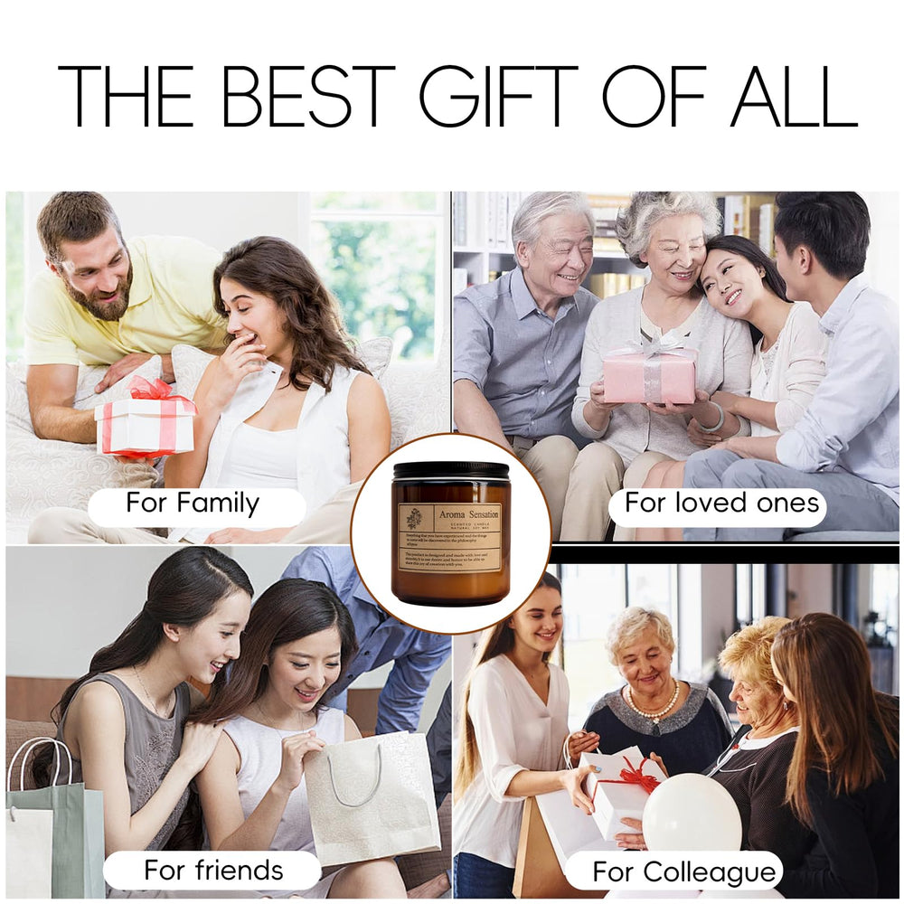 ARCASA Aromatherapy candle enhances home ambiance with a calming fragrance