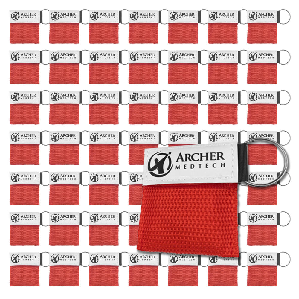 Archer MedTech CPR mask keychain with durable shields for on-the-go protection.