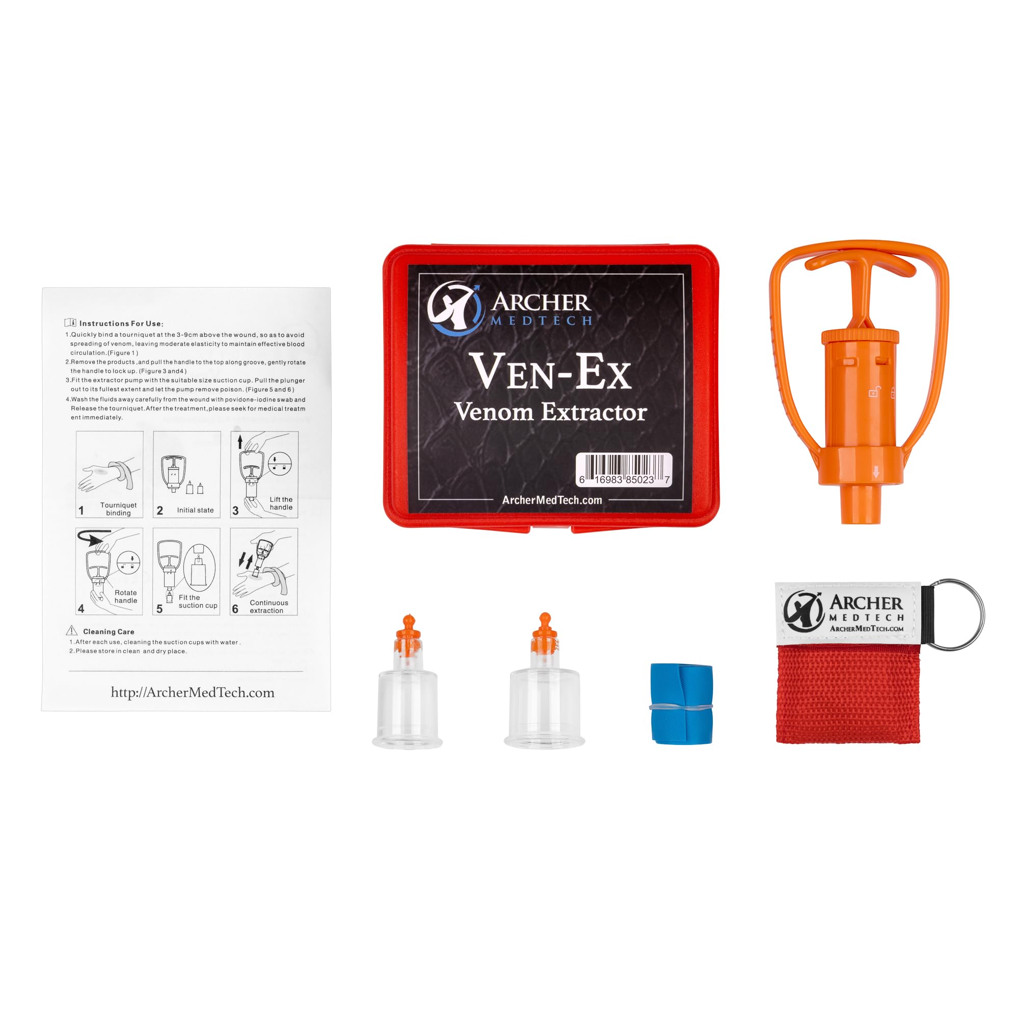 Archer MedTech Ven-Ex backpack-ready gear for travel emergencies.