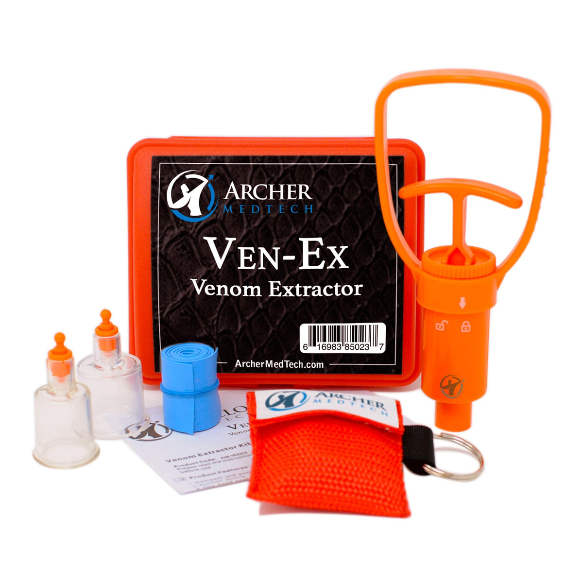 Archer MedTech Ven-Ex pump in action for fast venom removal.