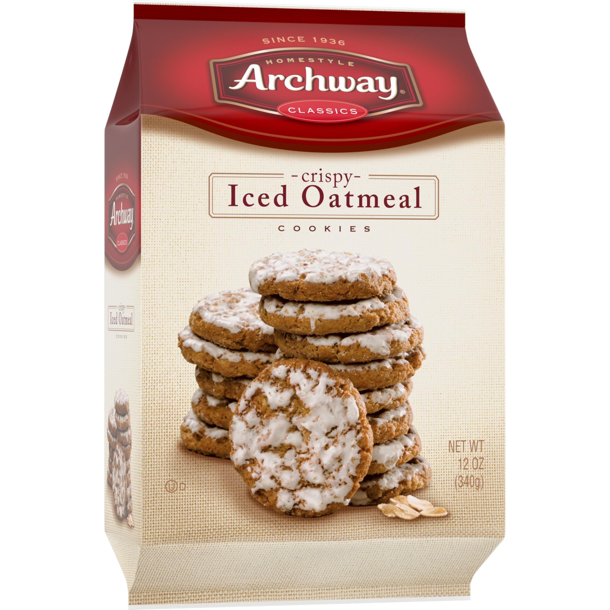 Archway Iced Oatmeal Cookies plate serving as a shareable treat.
