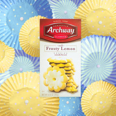 Archway lemon cookie with 0g trans fat and kosher status.