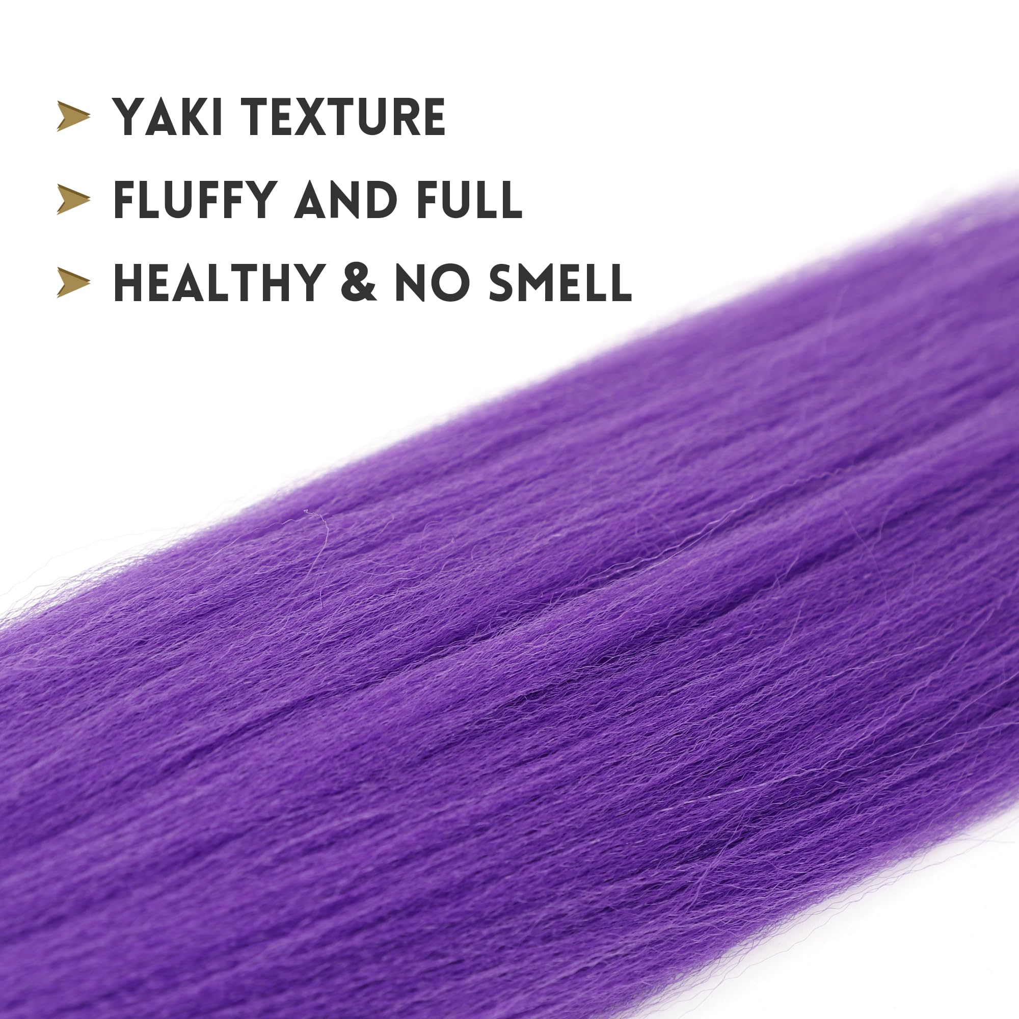 Arcpor Long Purple Braiding Hair stage look showcases vibrant color for performances