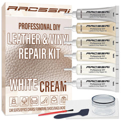 ARCSSAI ARCSSAL cream leather repair kit packaging with clear instructions for quick fixes