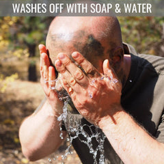 Arcturus sweat- and water-resistant camo paint in action