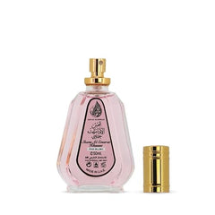 Ard Al Zaafaran Khususi heart notes with roses and vanilla invite a refined scent profile.