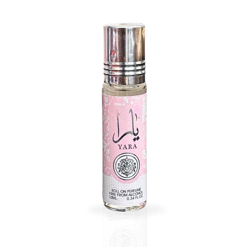 Ard Al Zaafaran Yara roller floral-heart image showcases jasmine and rose for elegance.