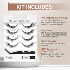 Ardell four-pack lashes enable versatile, stylish looks