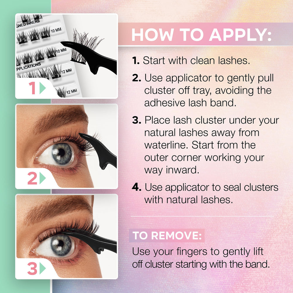 Ardell inner corner mini innie clusters for seamless inner lash blend