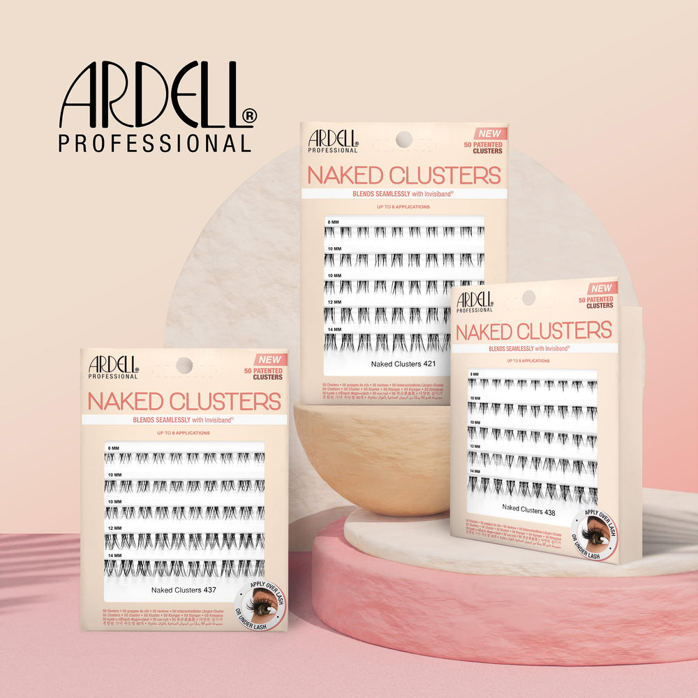 Ardell Naked Clusters 421 DIY lash kit hints at eight applications.