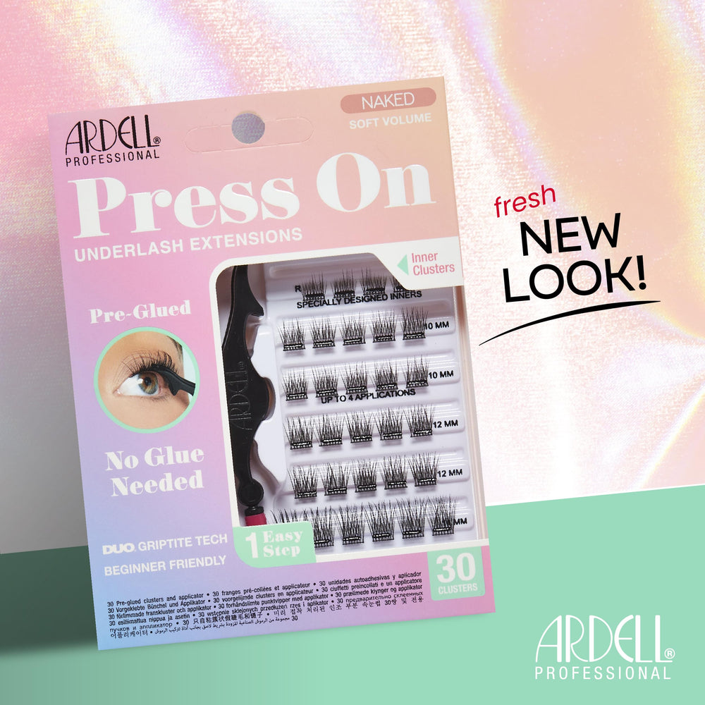 Ardell pre-glued underlash clusters eliminate glue mess for quick application