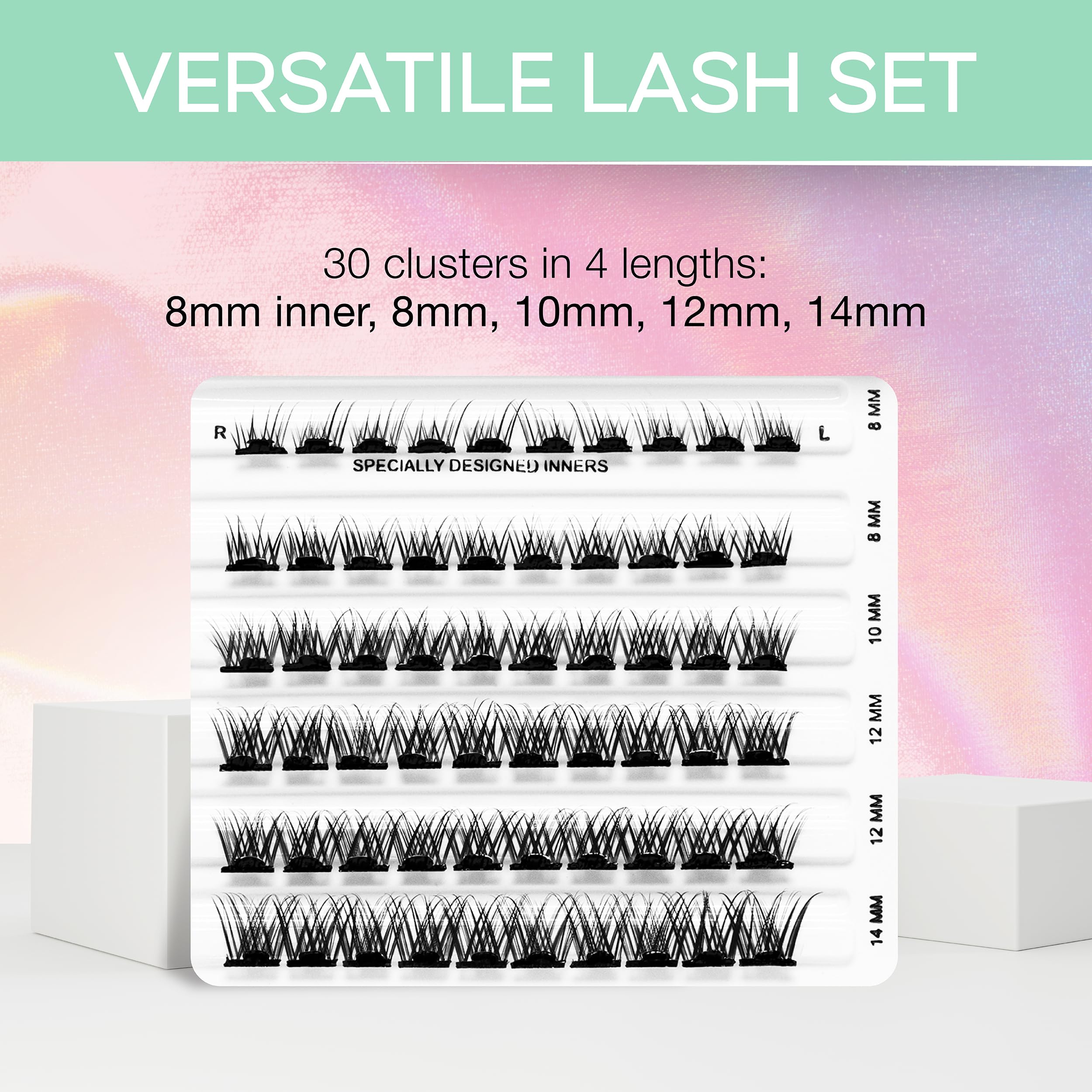 Ardell Press On Lashes Wispies Natural Speedhesive band demonstrates quick adhesion and wear