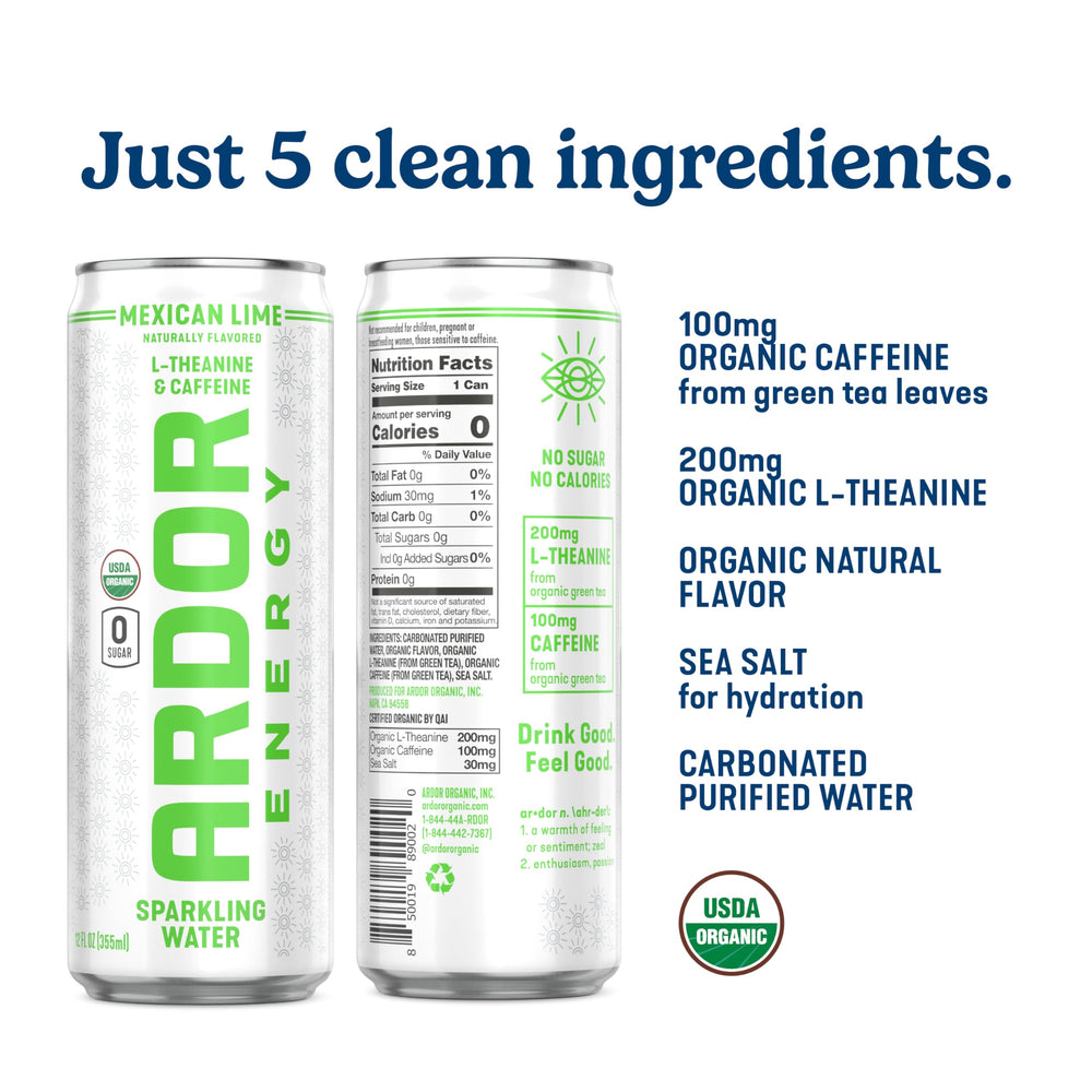 ARDOR Energy Tropical Variety Pack highlights mixed flavors.