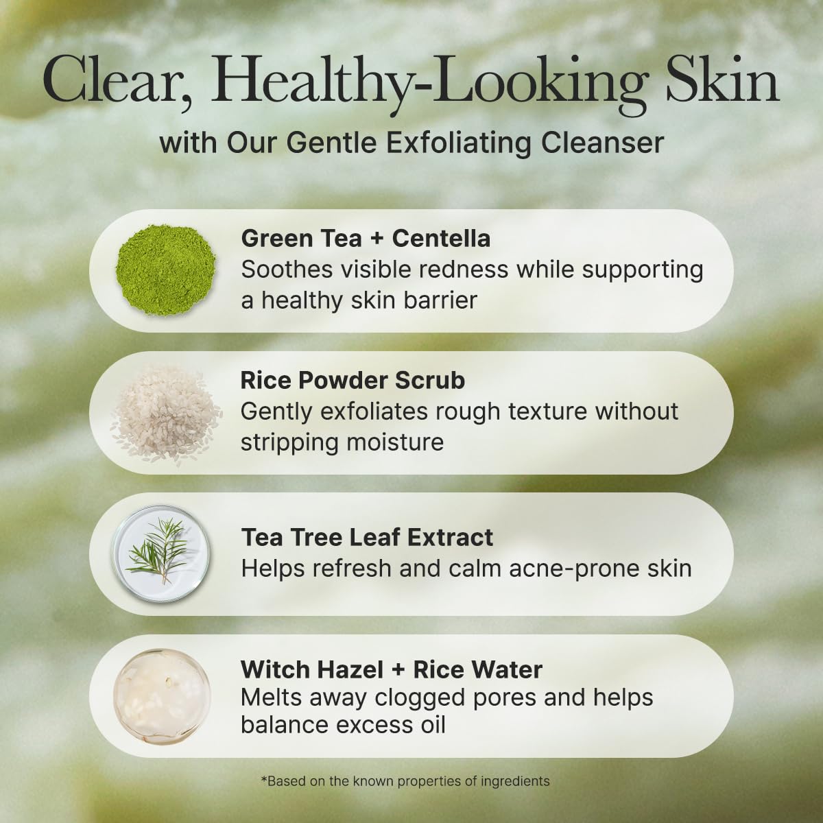 ARENCIA 34 natural extracts label signals botanical richness for balanced skin.