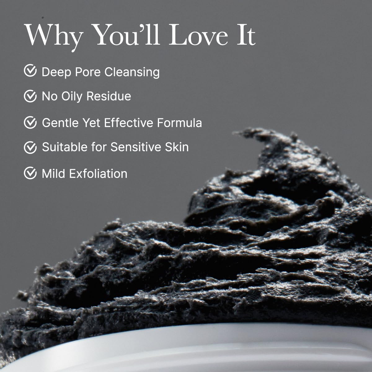 ARENCIA Black Tea Rice Mochi Cleanser foaming action demonstrates effective pore care.
