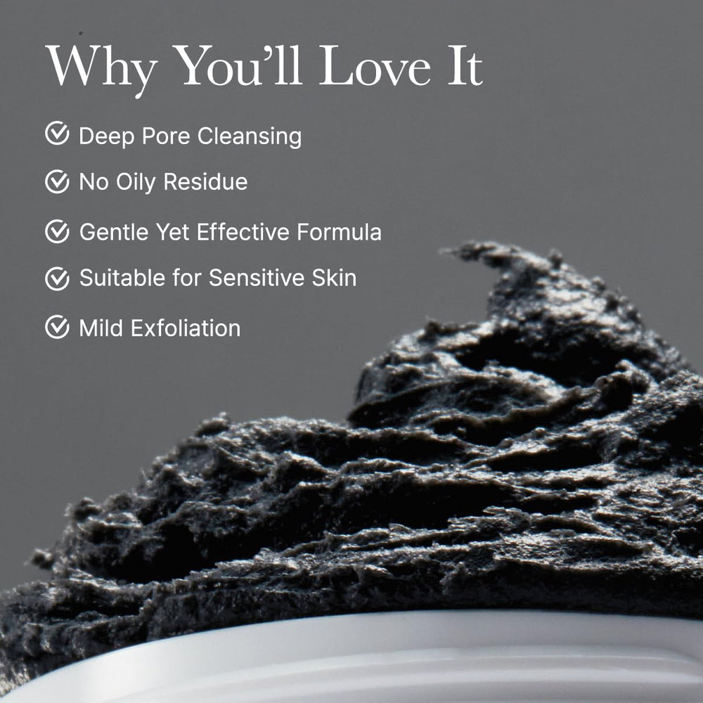 ARENCIA Black Tea Rice Mochi Cleanser foaming action demonstrates effective pore care.