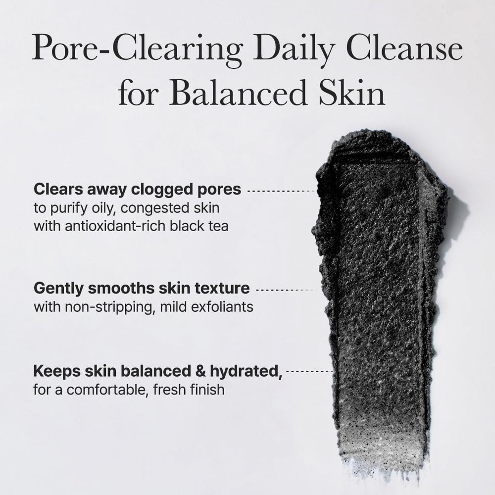 ARENCIA Cleanser bottle highlights 34 natural extracts for moisture barrier support.