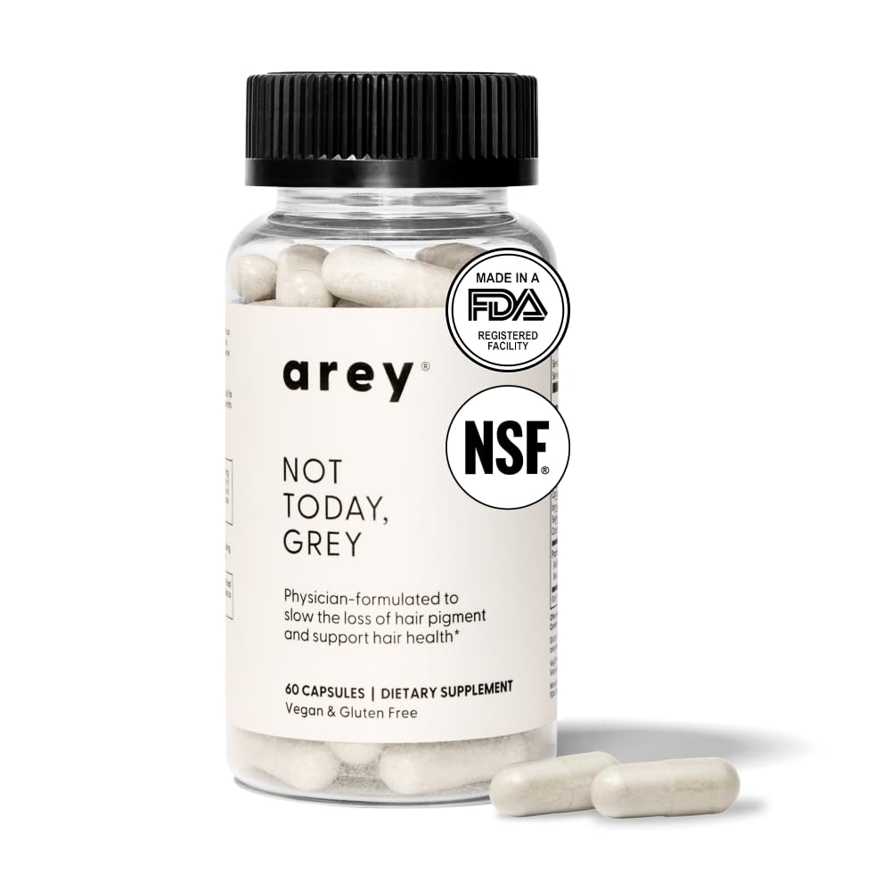 Close-up of Arey Not Today capsules showing easy daily intake.