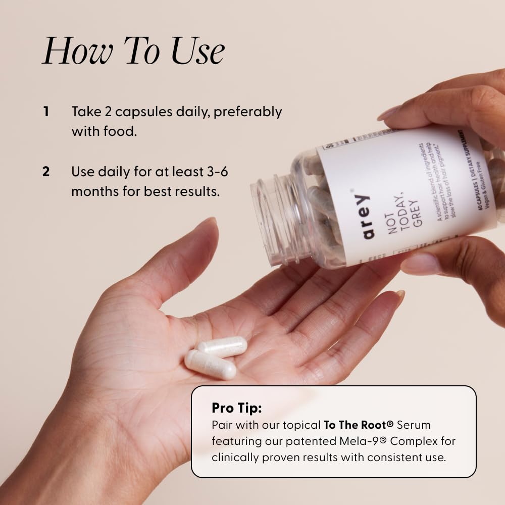 Lifestyle scene showing Arey Not Today as part of hair care routine.