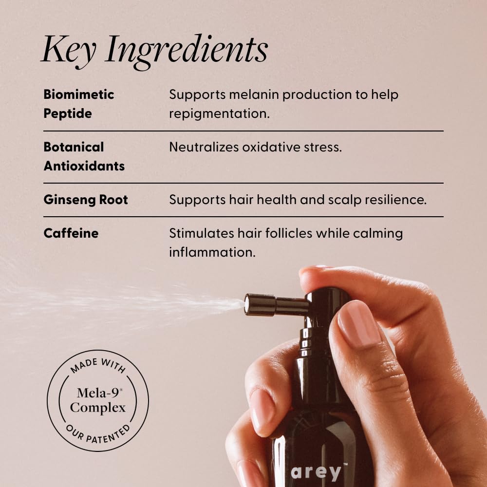 Arey To The Root serum quickly absorbs without greasy residue