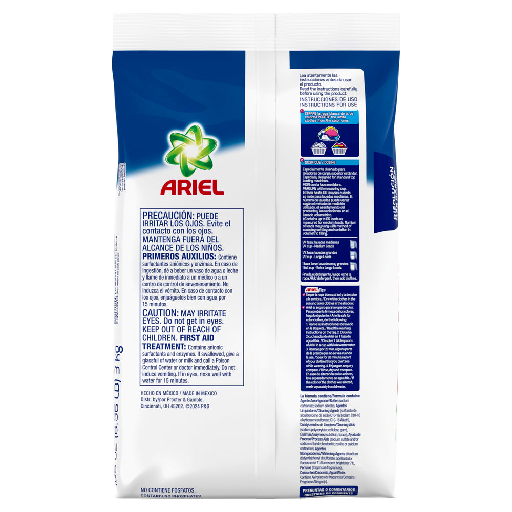 ARIEL Ultra Oxi Powder top-load washer ready to deliver reliable clean.