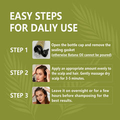 A closeup of Ariyv Batana Oil for hair growth nourishment.
