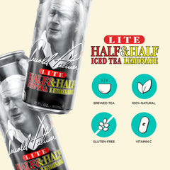 AriZona Arnold Palmer nutrition label highlights real juice and vitamin C