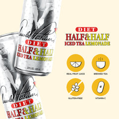 No artificial colors or flavors in AriZona Diet Arnold Palmer, natural and refreshing.