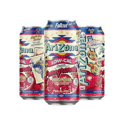 Arizona AriZona Fallout twelve-pack on shelf highlighting value and portability.
