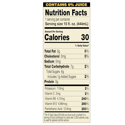 Arizona AriZona Fallout can side view showing nutrition label for caffeine-conscious shoppers.
