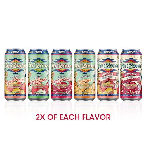Arizona Fallout Wastelander Sweet Peach can highlighting bright aroma