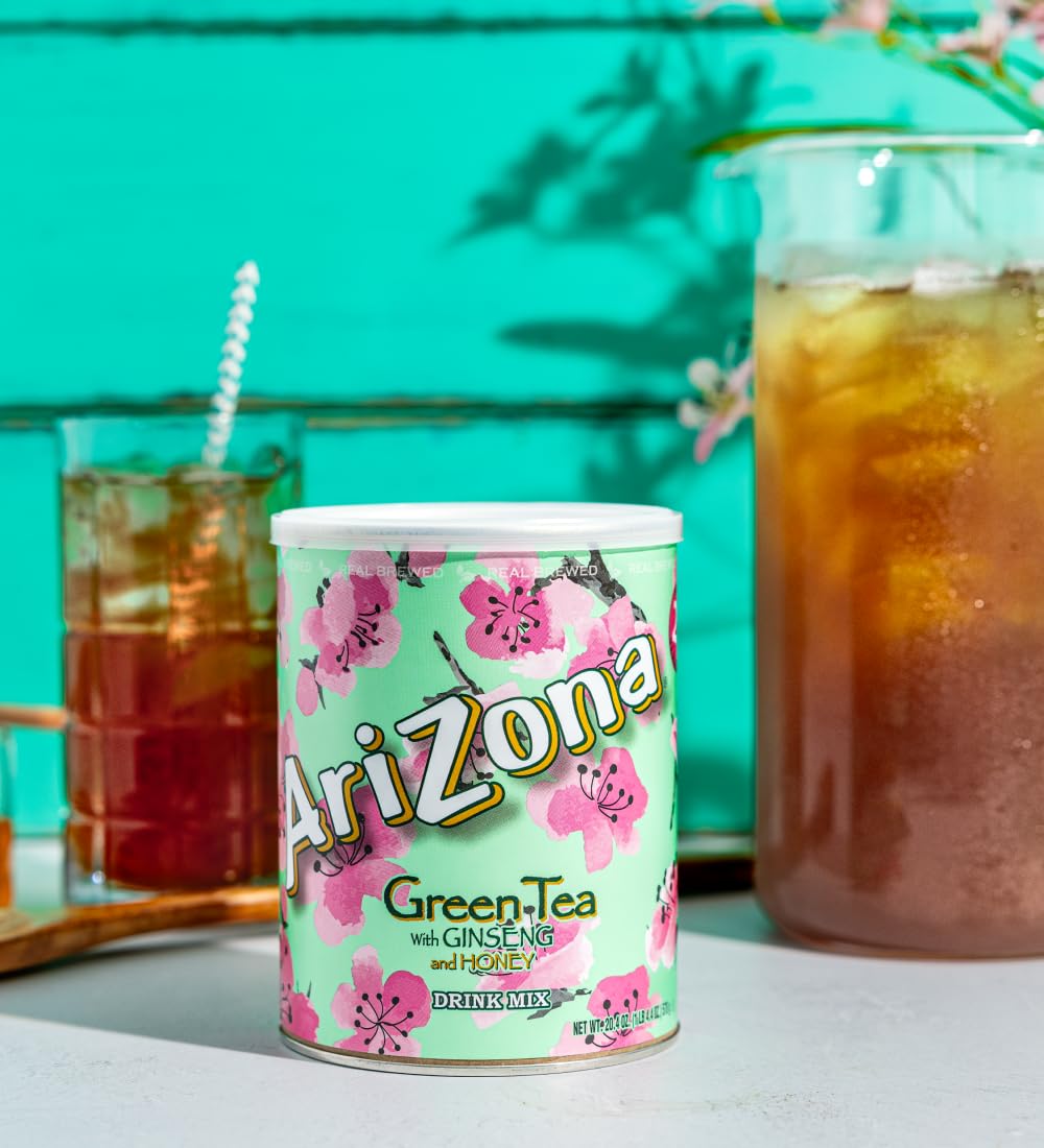 Arizona Green Tea 8-quart pitcher setup for easy family gatherings.